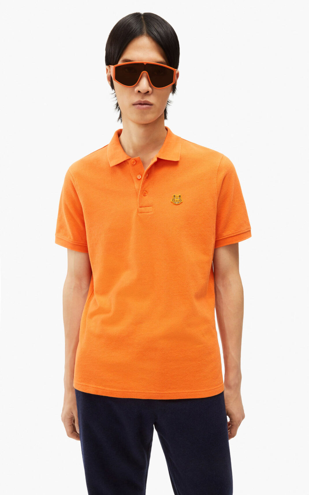 Polo Kenzo Homme Tiger Crest Orange CKEBV-5308